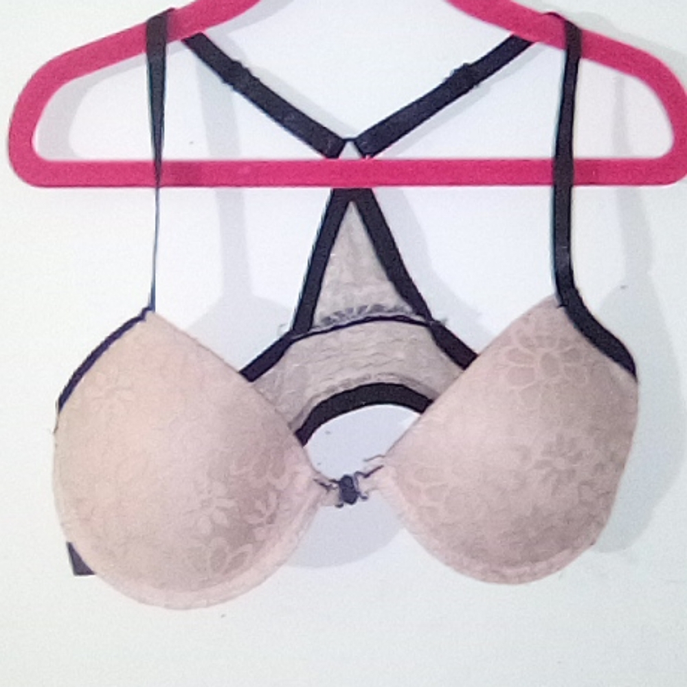 Nude, lace, 34A bra